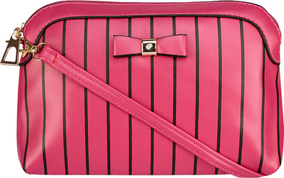 

Nupur Girls Casual Pink PU Sling Bag