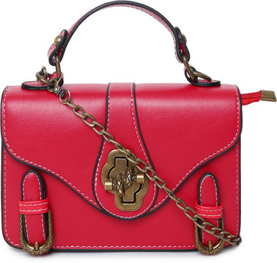 

Couch Potato Women Casual, Evening/Party, Formal Red Leatherette Sling Bag
