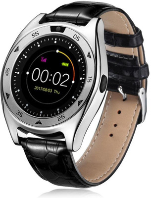 

CELESTECH Celestech CT920 Hot Selling Smart Watch with Heart Rate Monitor, BP Monitor, HD capacitative touchscreen, Pedometer with SIM Card & Memory Card Slot for iOS and Android(Silver) Black Smartwatch(Black Strap Free Size)