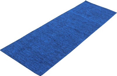 Ryan 100% Cotton Yoga/Sport Mat Blue, Black 3 mm Yoga Mat