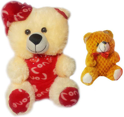 

Flower Engine Side Cap Teddy with Car Hanging Teddy Brown - 15 inch(Multicolor)