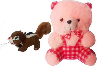 

Flower Engine Jacket teddy with Squirrel - 12 inch(Multicolor)