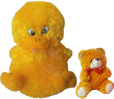 

Flower Engine Musical Duck with Car Hanging Teddy Brown - 14 inch(Multicolor)
