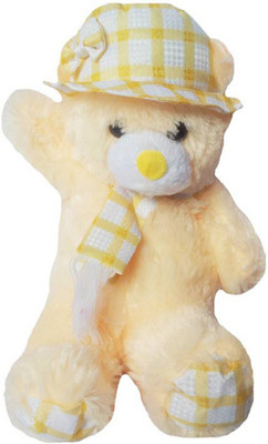 

Flower Engine Shining Ribbon Teddy - 16 inch(Multicolor)