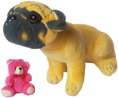 

Flower Engine Pug Dog With Car Hanging Pink - 10 inch(Multicolor)
