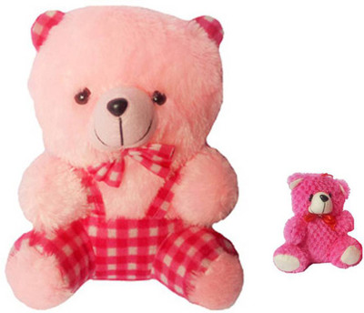 

Flower Engine Jacket teddy with Car Hanging Teddy Pink - 12 inch(Multicolor)