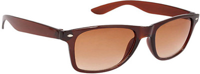 David Martin Wayfarer Sunglasses(For Men & Women, Brown)