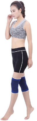 

QUINERGYS Knee Support Compression Sleeve - Brace Protective Gear Knee Support(Blue, Deep sky blue