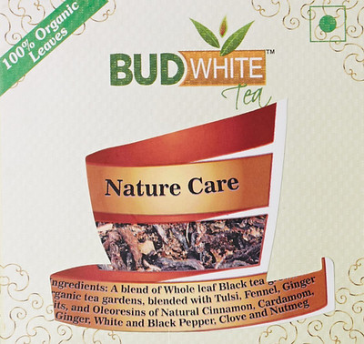 

BudWhite Nature Care Tea - 20 Pyramid teabags Herbs Black Tea Bags(20 Bags, Box)