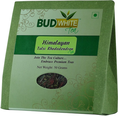 

BudWhite Tulsi RhododendronTea - 50 G Loose Unflavoured Herbal Tea Box(50 g)
