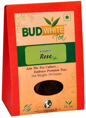 

BudWhite Rose Tea - 50 G Loose Rose Black Tea(50 g, Box)