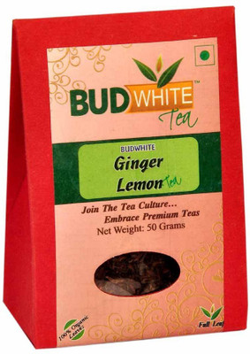 

BudWhite Ginger Lemon Tea - 50 G Loose Ginger, Lemon Black Tea Box(50 g)