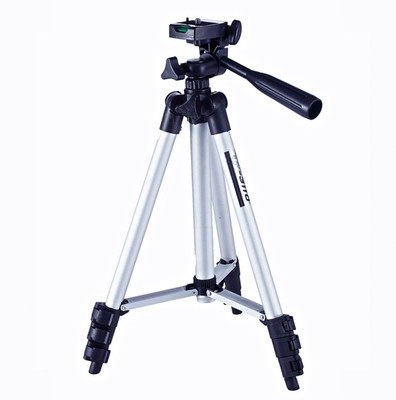 

Blue Birds Camera Tripod, Portable Adjustable Aluminum Lightweight Camera Stand with Smartphone Holder Mount for iPhone X/8/7/7 Plus 6s Plus 6 SE 5 5C Samsung Galaxy S6 S7, Camera & DSLR Tripod(Silver & Black, Supports Up to 1500 g)