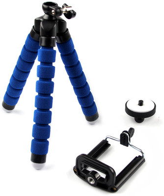

Blue Birds Tripod head Mini Flexible Sponge Octopus Tripod for phone Flexible Tripod Gorillapod Universal Tripods Phone Holder Tripod(Multicolor, Supports Up to 1000 g)
