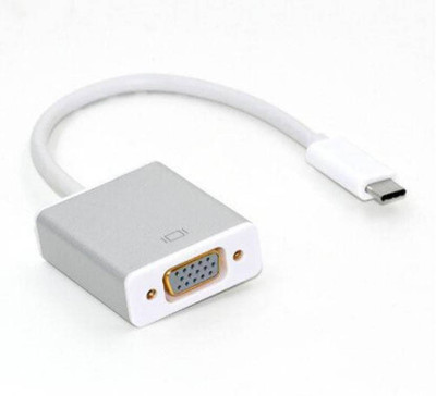 

Etake TV-out Cable TYPE C TO VGA Cable(White, For Laptop)