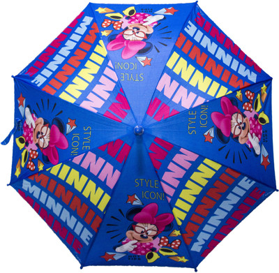 

Trendmakerz Mickey Mouse Nylon UV Protection Auto Quality Umbrella(Blue)