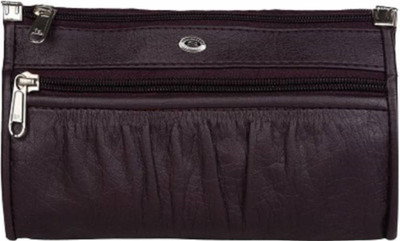 

DELMA Women Black Artificial Leather Wrist Wallet(9 Card Slots)
