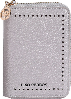 

Lino Perros Women Grey Artificial Leather Wallet(4 Card Slots)