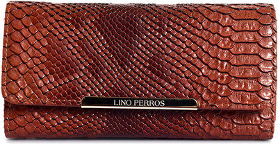 

Lino Perros Women Brown Artificial Leather Wallet(6 Card Slots)
