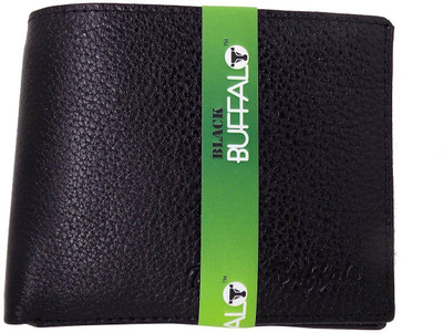 

INAAYA Men Black Genuine Leather Wallet(4 Card Slots)