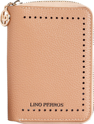 

Lino Perros Women Beige Artificial Leather Wallet(4 Card Slots)