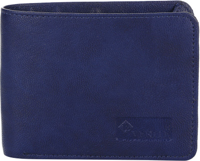 VERITE Men Blue Genuine Leather Wallet(4 Card Slots)