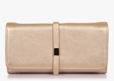 

Lino Perros Women Gold Artificial Leather Wallet(6 Card Slots)