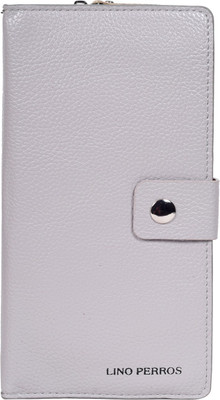 

Lino Perros Women Grey Artificial Leather Wallet(4 Card Slots)