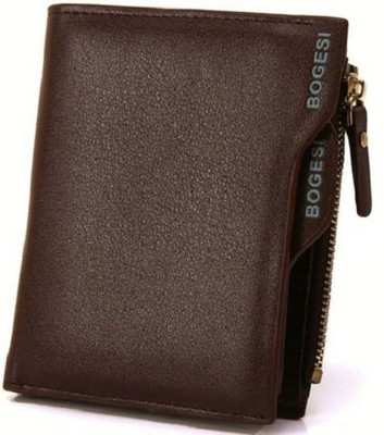 

Bogesii Men Black Artificial Leather Wallet(12 Card Slots), Brown