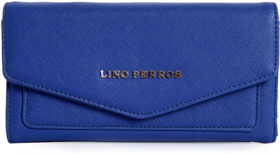 

Lino Perros Women Blue Artificial Leather Wallet(6 Card Slots)