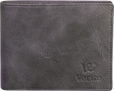 

VERITE Men Grey Genuine Leather Wallet(4 Card Slots)