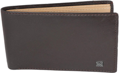 

Addons Men Brown Genuine Leather Wallet(3 Card Slots)