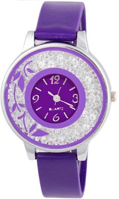 

Rage Enterprise Stylish Red Color Movable Diamond Women Watch - For Girls