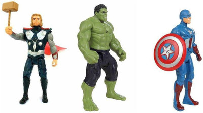 

Crete Captain America, Hulk, Thor 20 cms(Multicolor)