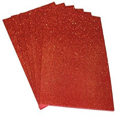 

GVAAS A3 Glitter eva foam sheets (TEN) RED