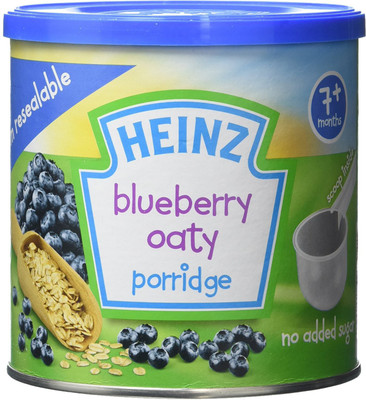 

Heinz Baby Food Blueberry Oaty Porridge 240g Cereal(240 g, 7+ Months)