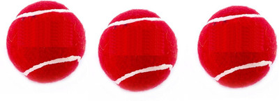 

QUINERGYS ® Waterproofed Impact Heavy Cricket Tennis Balls Cricket Tennis Ball(Pack of 3, Red), Red-type-028