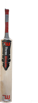 

three wickets LYNX English Willow Cricket Bat(Short Handle, 1.1-1.25 kg)