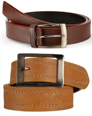 

Besto Men Casual Brown, Tan Artificial Leather Belt