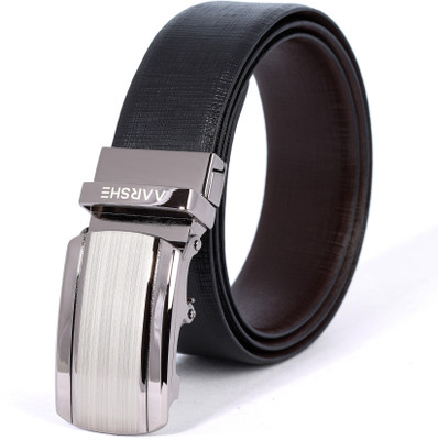

AARSHE Men Casual, Formal Black, Brown Genuine Leather Reversible Belt