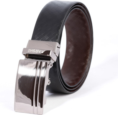 

AARSHE Men Casual, Formal Black, Brown Genuine Leather Reversible Belt