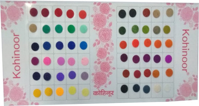 

Kohinoor Multicolor round bindi for women Women Multicolor Bindis(Stick on)
