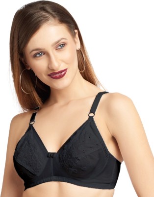 DAISY DEE Women Full Coverage Non Padded Bra(Black)