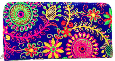 

KABIR BAMBHAARI Party Blue Clutch