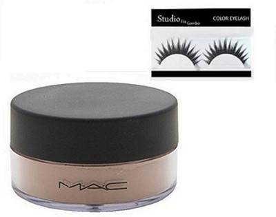 

studio fix combo Of Eyelashes, Mac Select sheer Loose Poudre Libre Diaphane(Set of 2)