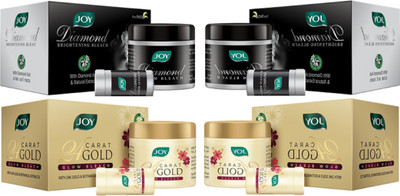 

Joy Diamond + gold glow Bleach combo pack of 4(Set of 4)