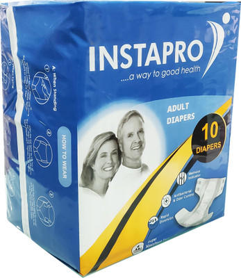instapro Adult Diapers Adult Diapers - L(10 Pieces)