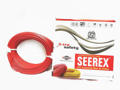 

Seerex PVC 2.5 sq/mm Red 80 m Wire(2.5 sq mm Red)