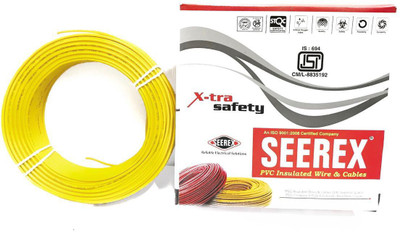 

Seerex PVC 1.5 sq/mm Yellow 80 m Wire(1.5 sq mm Yellow)
