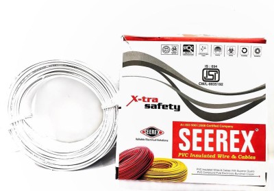 

Seerex PVC 1 sq/mm White 80 m Wire(1 sq mm White)